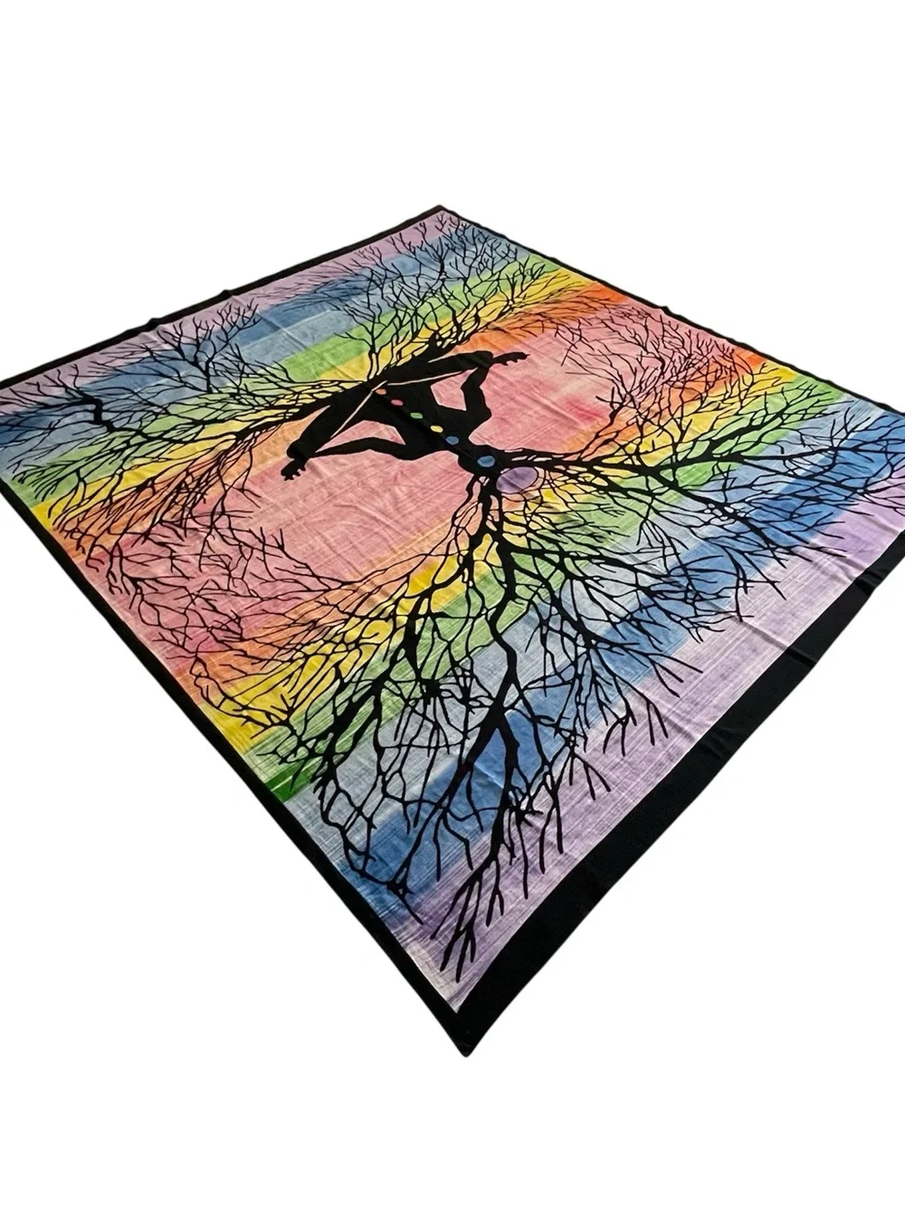 The ThreadHeads Rooted Chakra Meditation Tapestry 89